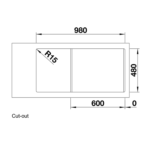 Blanco CLASSIMO 6 S-IF Inset Sink 3