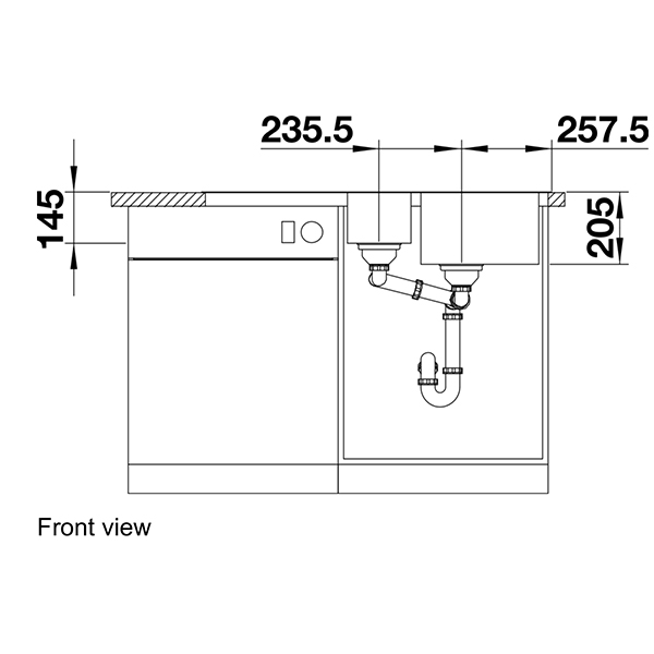 Blanco CLASSIMO 6 S-IF Inset Sink 4