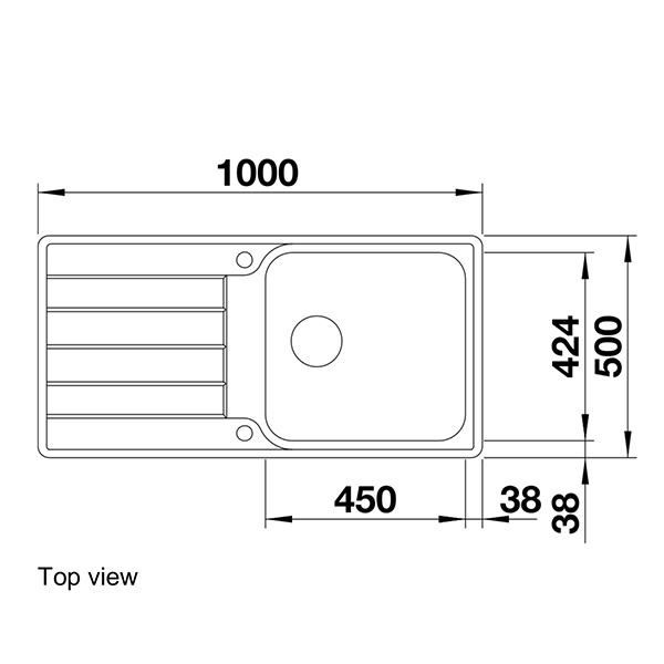 Blanco Classimo XL 6 SI-F Inset Sink 2