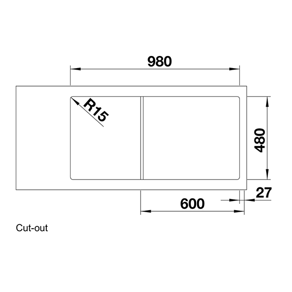 Blanco Classimo XL 6 SI-F Inset Sink 3