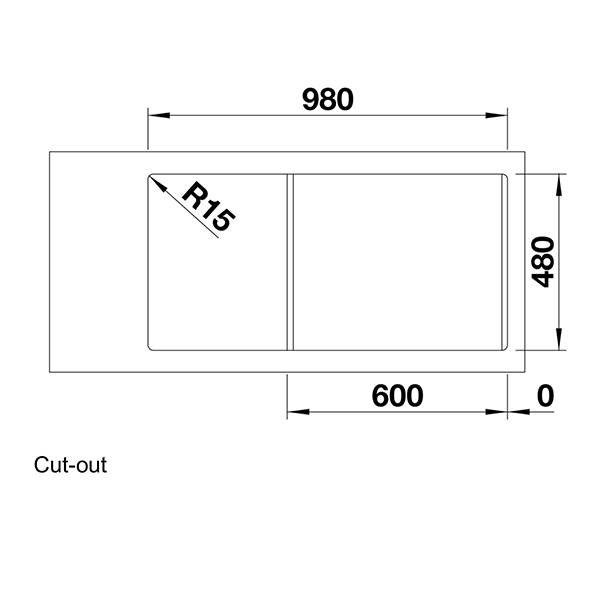 Blanco LEMIS 6 SIF Inset Sink 3