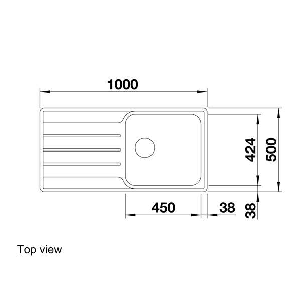 Blanco LEMIS XL 6 S IF Inset Sink 2