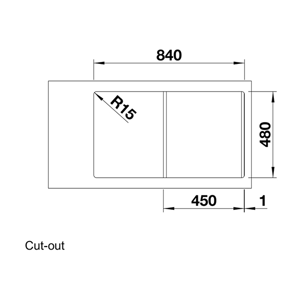 Blanco Lemis 45 SIF Inset Sink 3