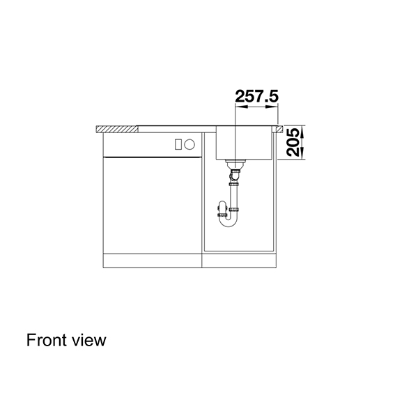 Blanco Lemis 45 SIF Inset Sink 4