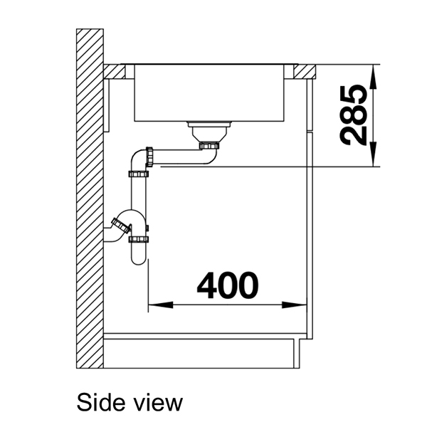 Blanco LANTOS XL 6 S-IF Inset Sink 5