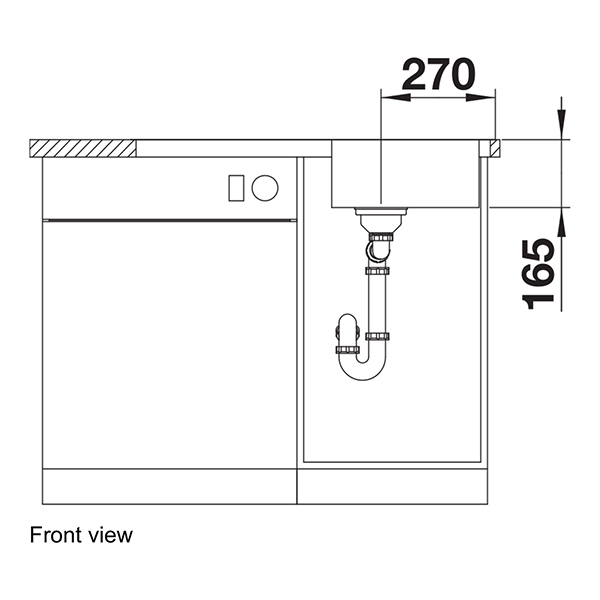 Blanco LANTOS 45 S-IF SALTO Inset Sink 4