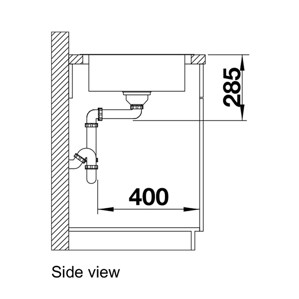 Blanco LANTOS 45 S-IF SALTO Inset Sink 5