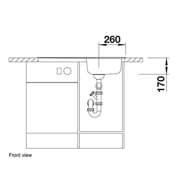 Blanco LIVIT 45 S SALTO Inset Sink 4