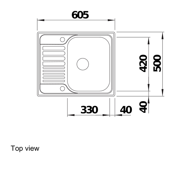 Blanco TIPO 45 S MINI Inset Sink 1