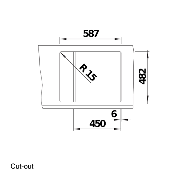 Blanco TIPO 45 S MINI Inset Sink 2