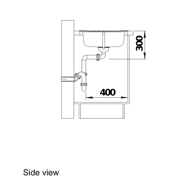 Blanco TIPO 45 S MINI Inset Sink 3