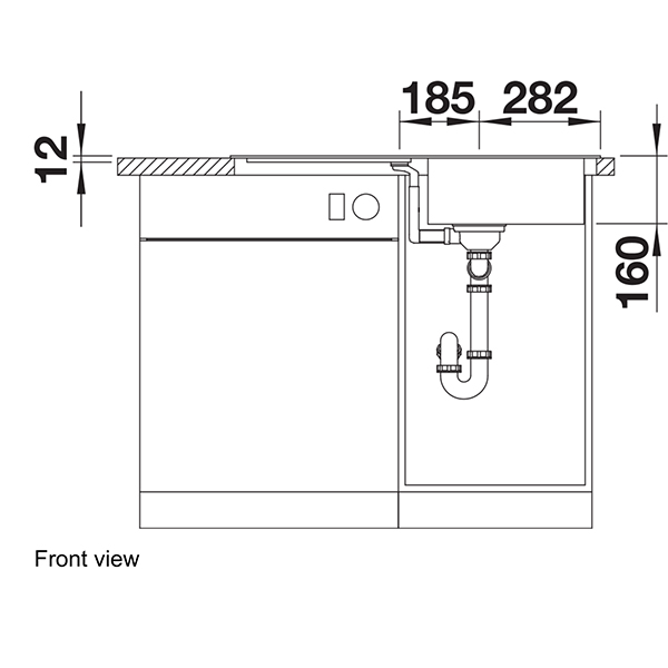 Blanco FLEX PRO 45 S Inset Sink 4