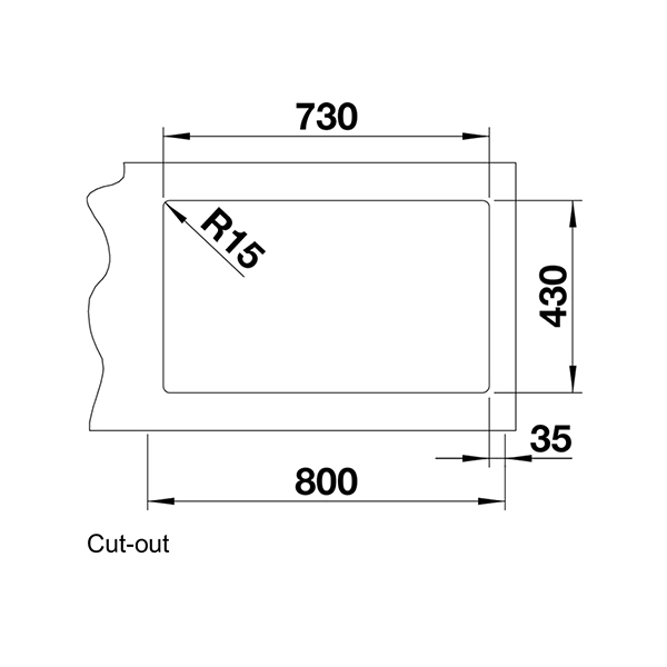 Blanco Andano 700-IF Inset Sink 3