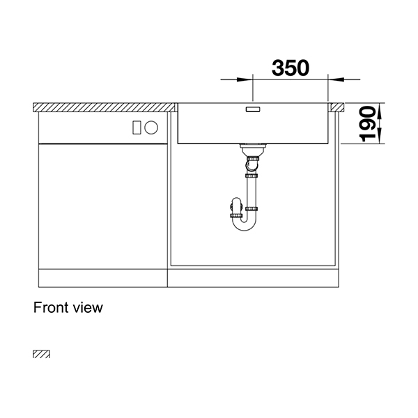 Blanco ANDANO 700 IF/A Inset Sink 4