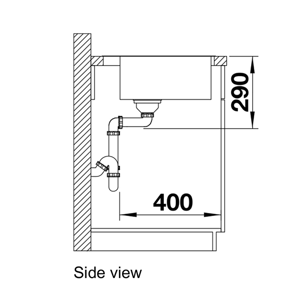 Blanco ANDANO 500 IF/A Inset Sink 5