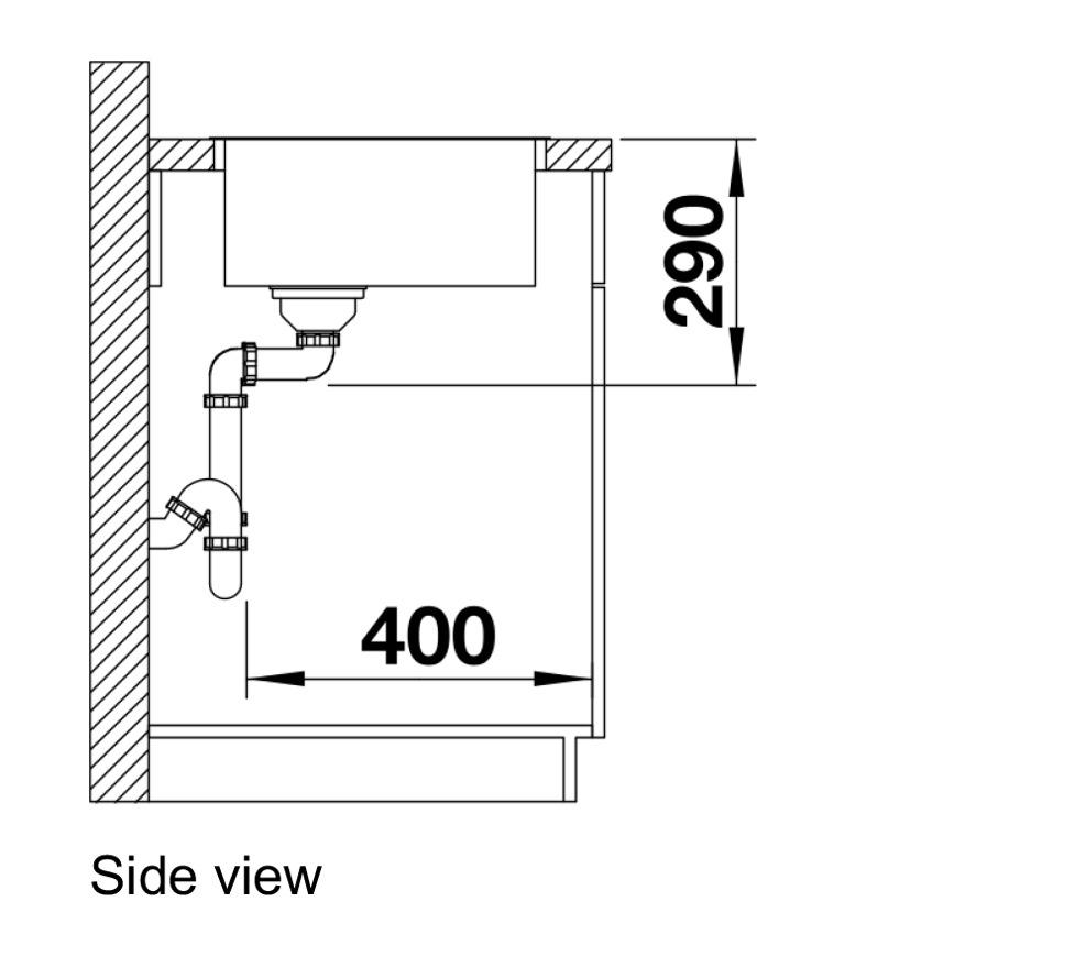 Blanco ANDANO 450-IF Inset Sink 3