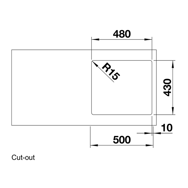 Blanco ANDANO 450-IF Inset Sink 4