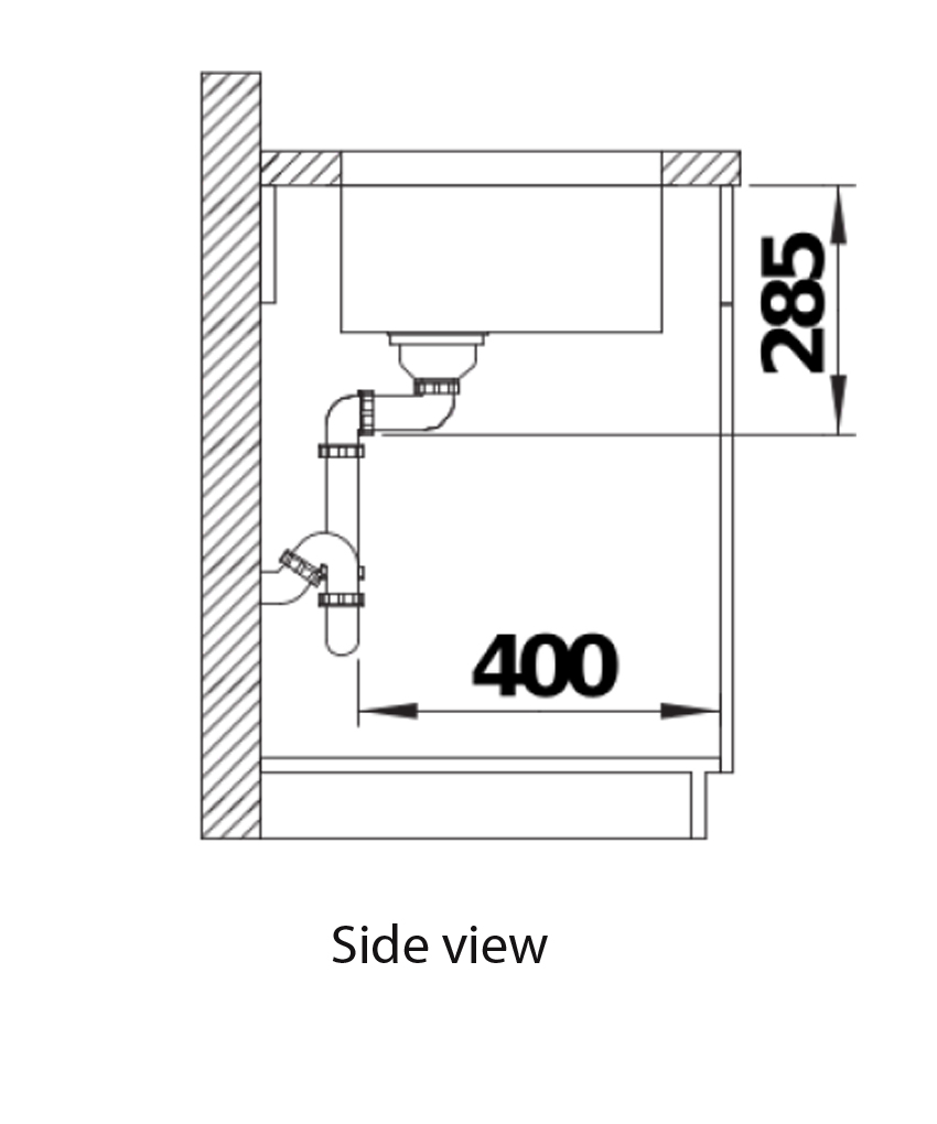 Blanco SOLIS 400 U Undermount Sink 5