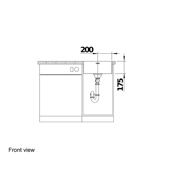 Blanco SUPRA 400 IF/A Stainless Steel Undermount Sink 3