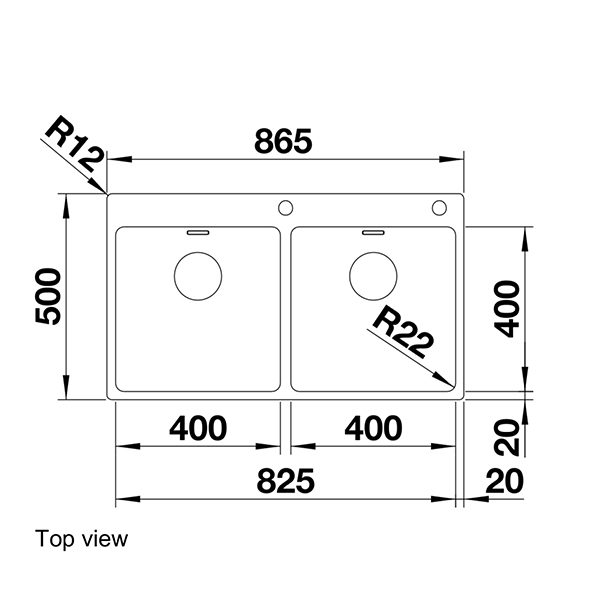 Blanco ANDANO 400 400 IF/A 2