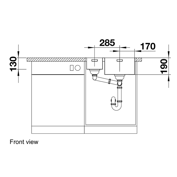 Blanco ANDANO 340/180 IF/A Inset Sink 3