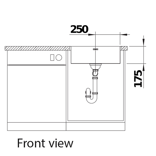 Blanco SUPRA 500 IF inset Sink 2