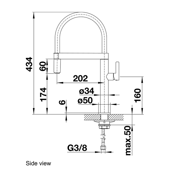 Blanco CULINA-S MINI Mixer Tap  - Semi Professional 2