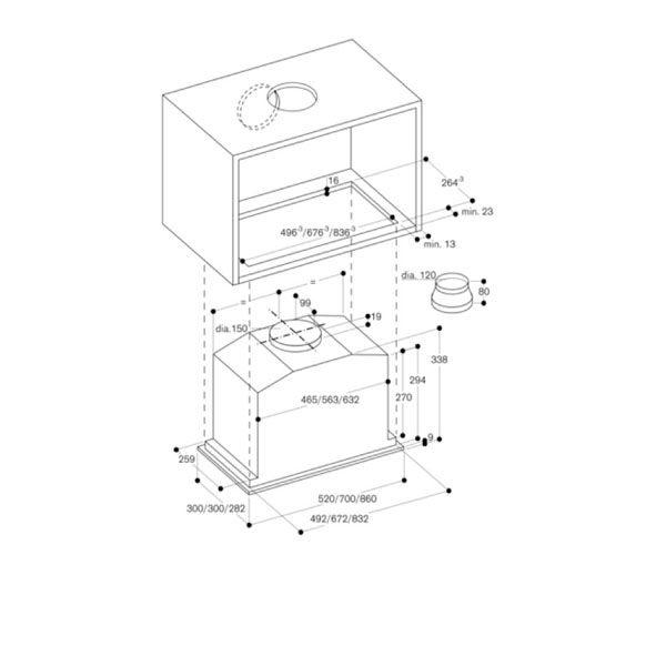 Gaggenau AC200191 Canopy Hood 2