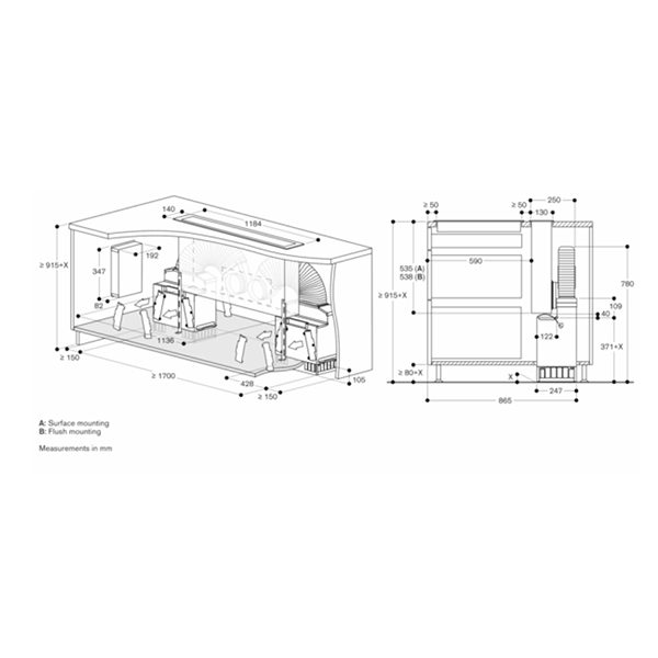 Gaggenau 400 Series AL400122 Downdraft (Recirculation Only) 2