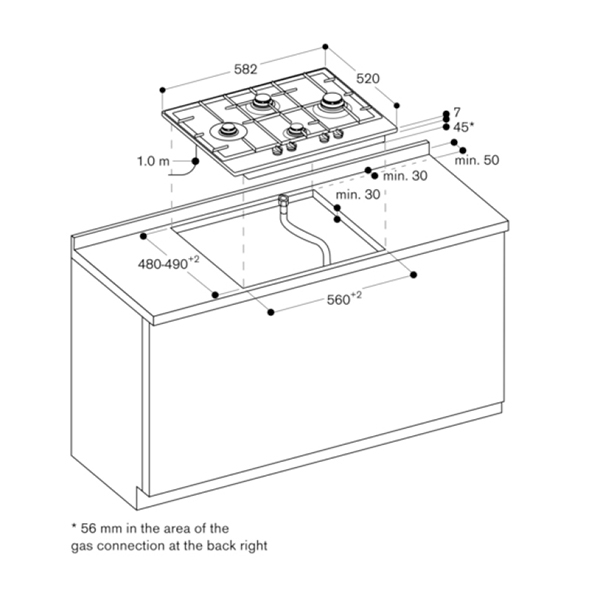 Gaggenau 200 Series CG261210 Gas Hob 2