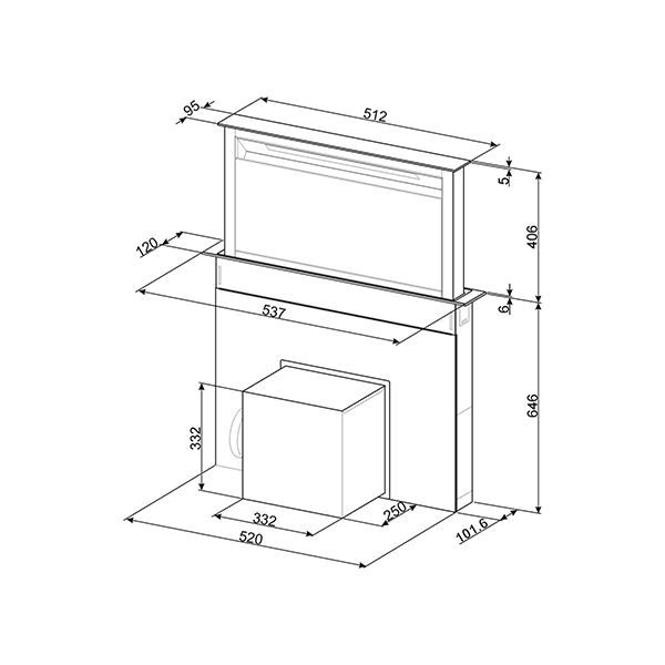 Smeg KDD60VXE-2 Downdraft 2