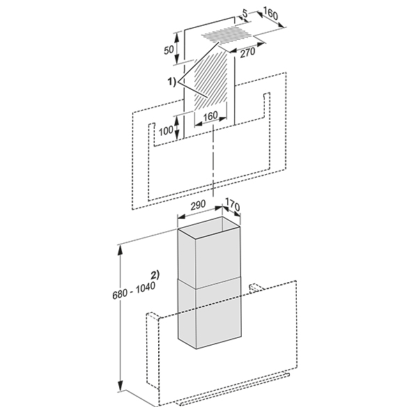 Miele DA9091W Chimney Hood 5