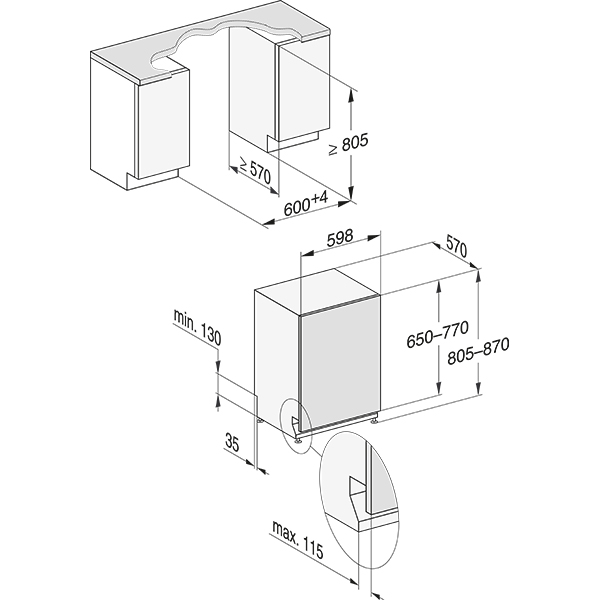 Miele G7660SCVI Dishwasher 2