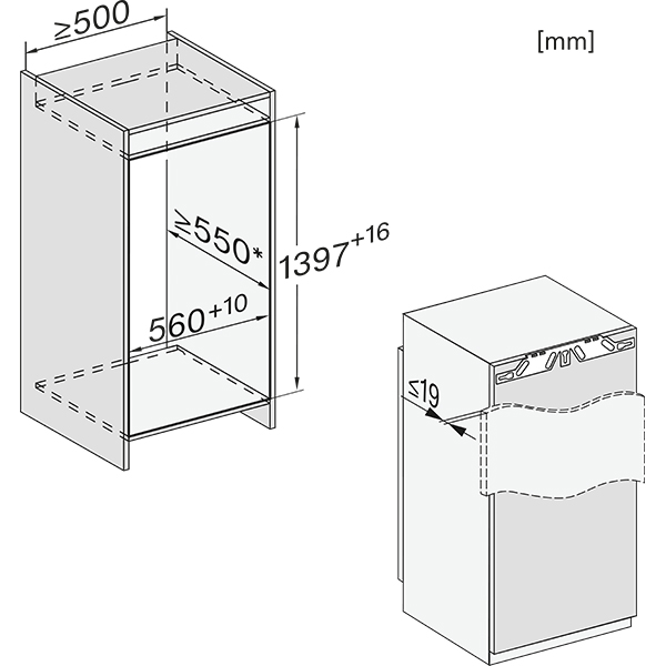 Miele K7433E Larder Fridge 6