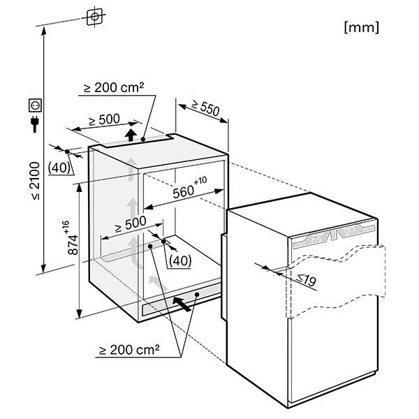 Miele F 32202 i Freezer 2