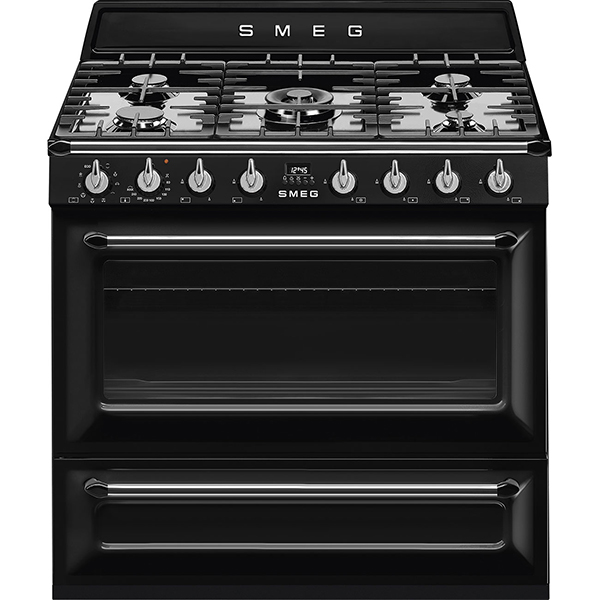 Smeg TR90BL9 Dual Fuel Range Cooker 1