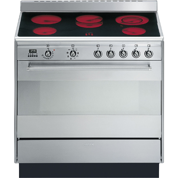 Smeg SUK91CMX9 Concert Ceramic Range Cooker 1