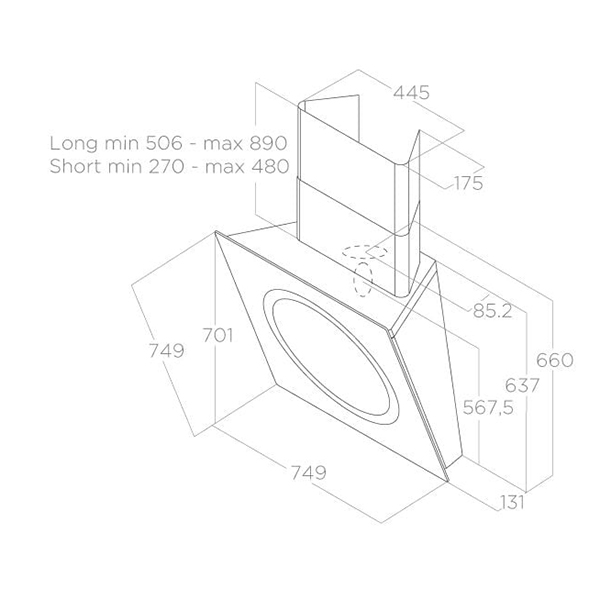 Elica IOAIR Chimney Hood 2