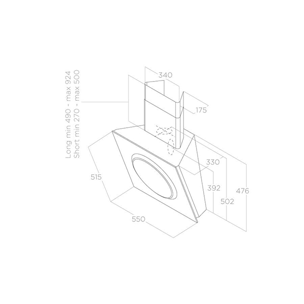 Elica Mini IO Chimney Hood 2