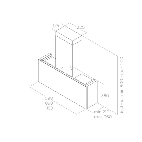 Elica Rules 60 Chimney Hood 2