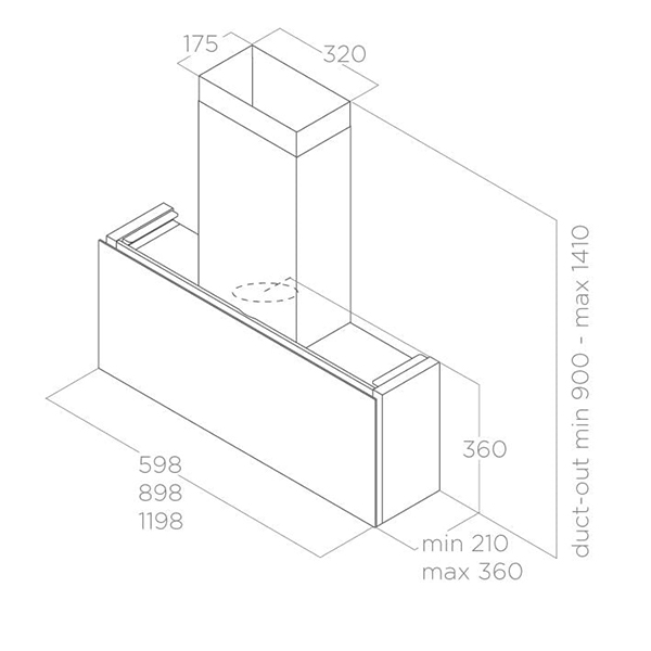 Elica Rules 90 Chimney Hood 2