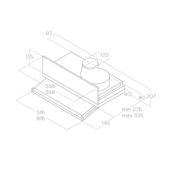 Elica Sklock LED 60 Telescopic Hood 2