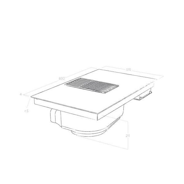 Elica NikolaTesla LIBRA Venting Induction Hob 1