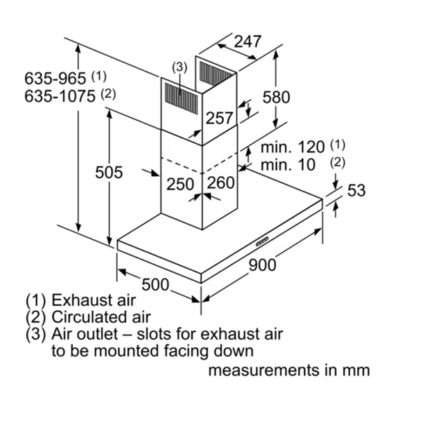 Bosch Serie 4 DWB96DM50B Chimney Hood 2