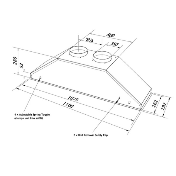 Westin Prime Pro 110 Canopy Hood 2