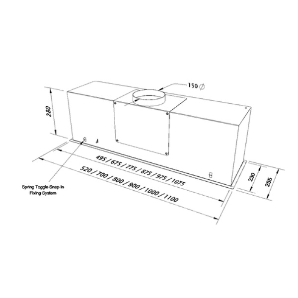 Westin Prime Slim 800 Canopy Hood 2