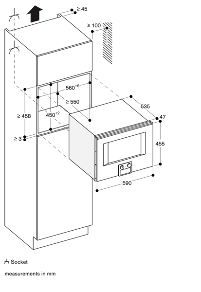 Gaggenau 400 Series BM450110 Microwave Combi 3