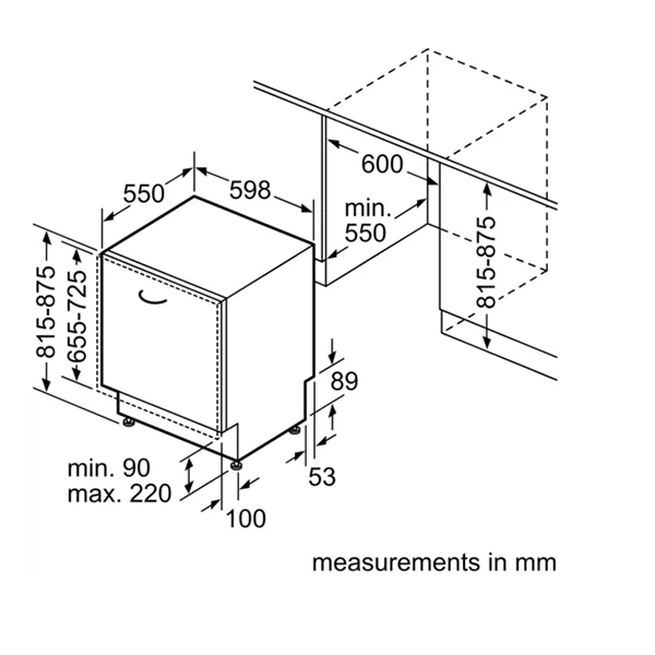 Bosch Serie 6 SMD6EDX57G Dishwasher 2