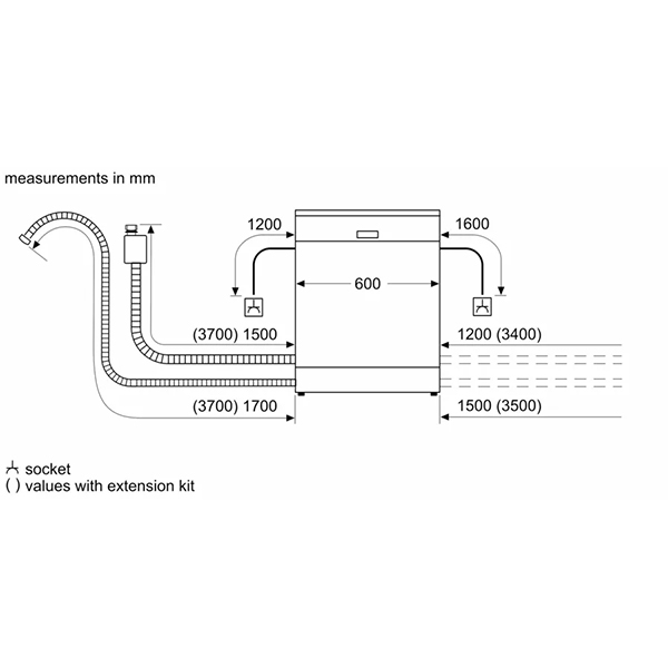 Bosch Serie 6 SMS6ZDW48G Dishwasher 2