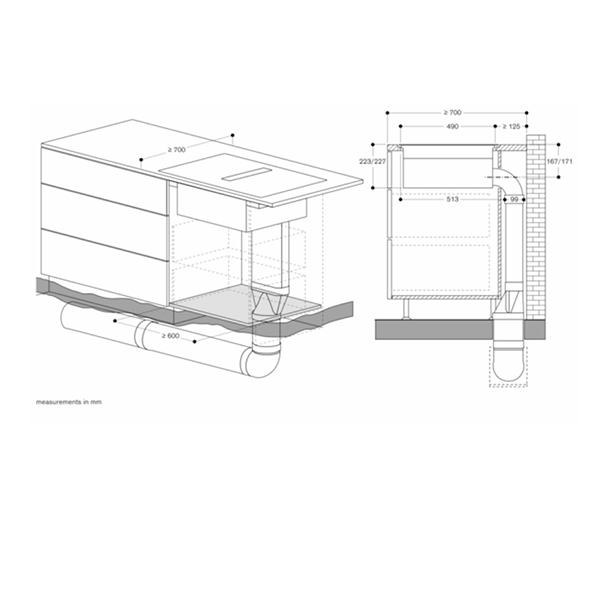 Gaggenau 400 Series CV492105 Venting FlexInduction Hob 2